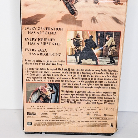 Star Wars Episode I - The Phantom Menace VHS - Picture 3 of 7